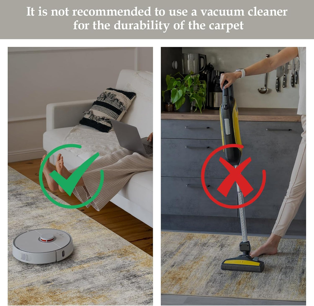 2x3 Area Rug Washable Abstract: Non Slip Front Door Throw rugs Grey/Yellow